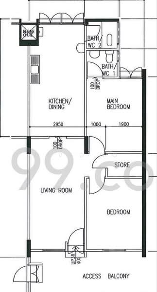 230 Serangoon Avenue 4, 230 Serangoon Avenue 4, 2 Bedrooms, 721 sqft, HDB Flat For Rent, by David Ho, 24658678 - PropertyGuru.com.sg