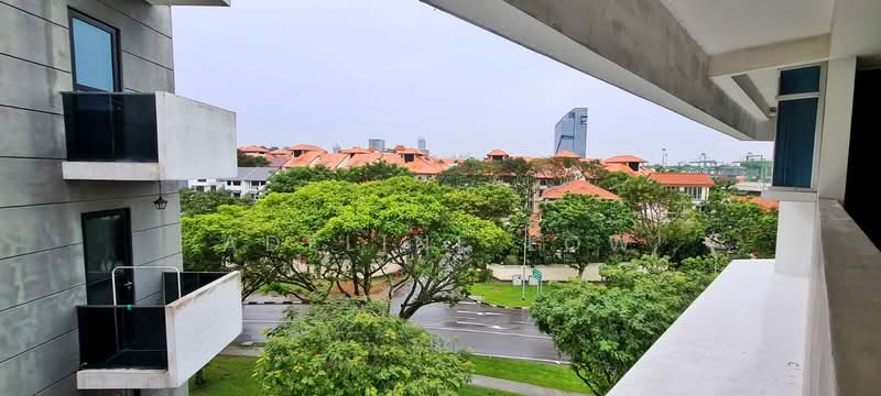 Icon @ Pasir Panjang, 218 Pasir Panjang Road, 2 Bedrooms, 452 sqft, Apartment For Sale, by Adeline Low, 24659382 - A view from the corridor - PropertyGuru.com.sg