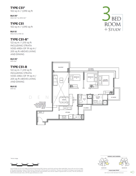 The LakeGarden Residences, 82 Yuan Ching Road, 3 Bedrooms, 1,238 sqft, Condominium For Sale, by Dennis Yek, 24661139 - PropertyGuru.com.sg