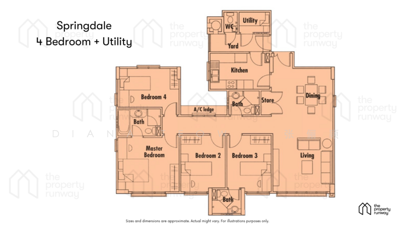 Springdale Condo, 49 Hindhede Walk, 4 Bedrooms, 1,345 sqft, Condominium For Sale, by Diana Teow, 24661875 - PropertyGuru.com.sg