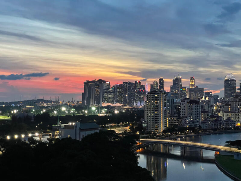Riveredge, 21 Sampan Place, 2 Bedrooms, 1,066 sqft, Condominium For Sale, by Ellie Teo, 24665976 - Night View - PropertyGuru.com.sg