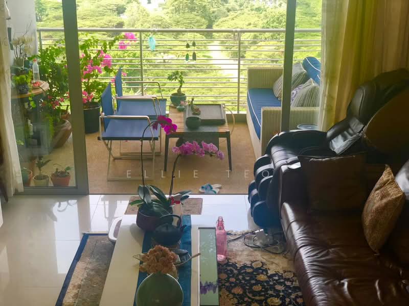 Riveredge, 21 Sampan Place, 2 Bedrooms, 1,066 sqft, Condominium For Sale, by Ellie Teo, 24665976 - Living Room & Balcony - PropertyGuru.com.sg