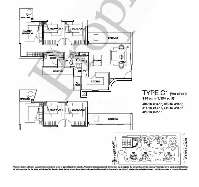 Foresque Residences, 101 Petir Road, Dairy Farm / Bukit Panjang / Choa Chu Kang, 3 Bedrooms, 1,184 sqft, Condominium For Rent, by KC Sia, 24680458 - PropertyGuru.com.sg