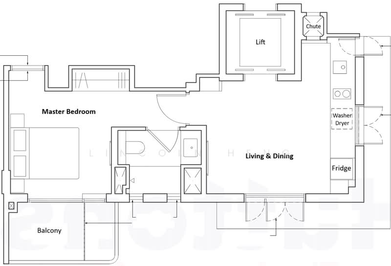 Avenue South Residence, 5 Silat Avenue, Alexandra / Commonwealth, 1 Bedroom, 474 sqft, Condominium For Rent, by Lincoln Heng, 24686193 - PropertyGuru.com.sg