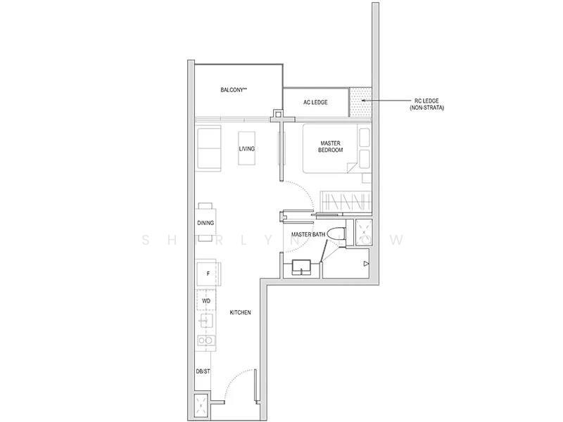Affinity At Serangoon, 32 Serangoon North Avenue 1, Hougang / Punggol / Sengkang, 1 Bedroom, 474 sqft, Condominium For Rent, by Shirlyn Low, 24692077 - PropertyGuru.com.sg