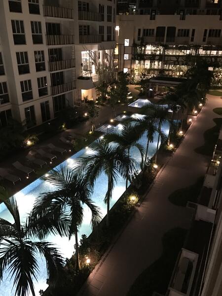 View from Balacony at night