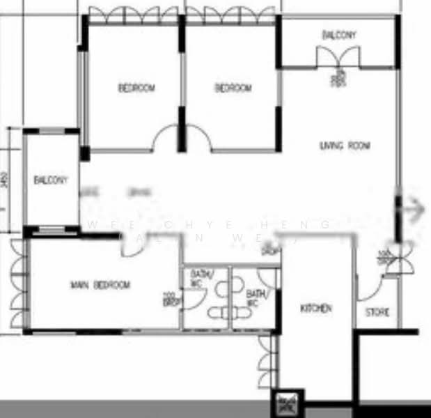 414 Commonwealth Avenue West, 414 Commonwealth Avenue West, Room Rental, 150 sqft, HDB Flat For Rent, by Wee Chye Heng (Alan Wee), 24696403 - PropertyGuru.com.sg