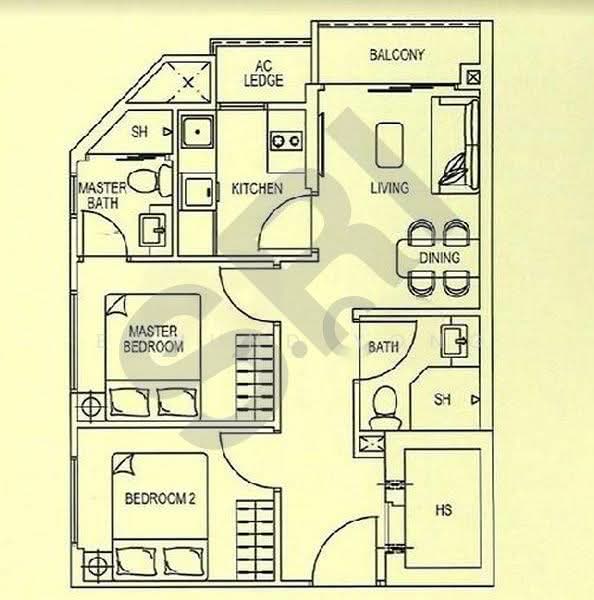 Suites at Bukit Timah, 68 Jalan Jurong Kechil, 2 Bedrooms, 570 sqft, Condominium For Rent, by Edmund Yong, 24697205 - PropertyGuru.com.sg
