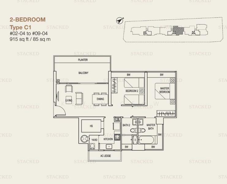 Nova 88, 8 Bhamo Road, Balestier / Toa Payoh, 2 Bedrooms, 914 sqft, Apartment For Rent, by Kevin Geow, 24697995 - PropertyGuru.com.sg