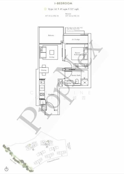 Avenue South Residence, 1 Silat Avenue, 1 Bedroom, 527 sqft, Condominium For Rent, by Celestine Gui 魏绮霞, 24704405 - PropertyGuru.com.sg
