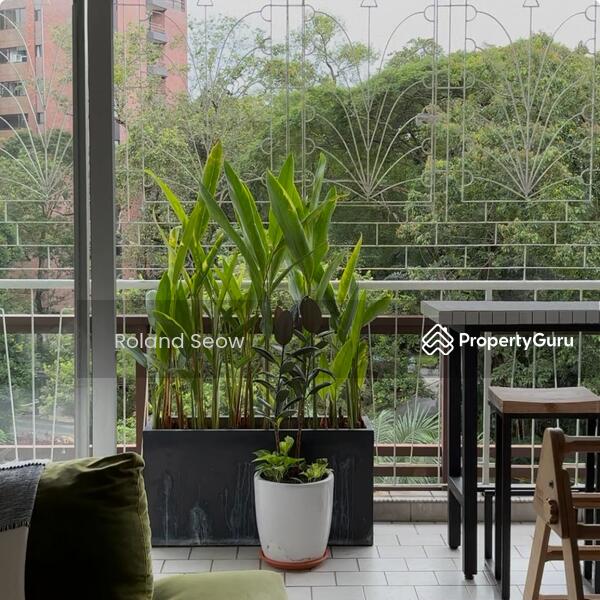 Living Room overlooking balcony