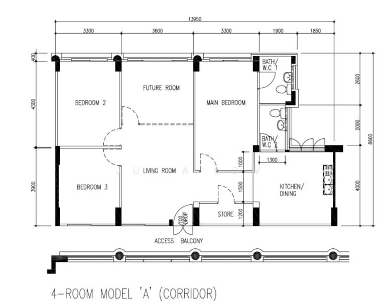 646 Jalan Tenaga, 646 Jalan Tenaga, 2 Bedrooms, 100 sqft, HDB Flat For Rent, by Julia Low, 24705447 - PropertyGuru.com.sg