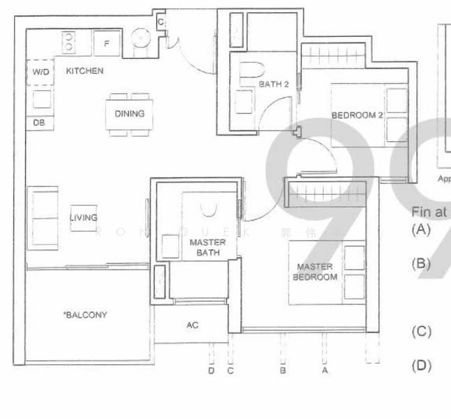 Commonwealth Towers, 230 Commonwealth Avenue, 2 Bedrooms, 689 sqft, Condominium For Rent, by Ron Quek 郭伟洋, 24706355 - PropertyGuru.com.sg