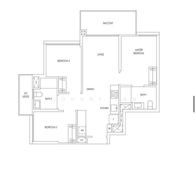 Treasure at Tampines, 57 Tampines Lane, Pasir Ris / Tampines, 3 Bedrooms, 818 sqft, Condominium For Rent, by Johnny Tan, 24710037 - PropertyGuru.com.sg
