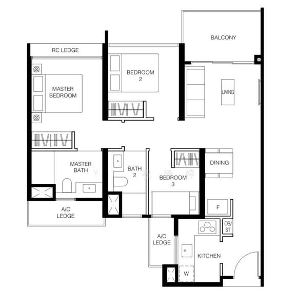 Le Quest, 6 Bukit Batok Street 41, 3 Bedrooms, 818 sqft, Condominium For Rent, by YT 祝嬿婷, 24712677 - PropertyGuru.com.sg