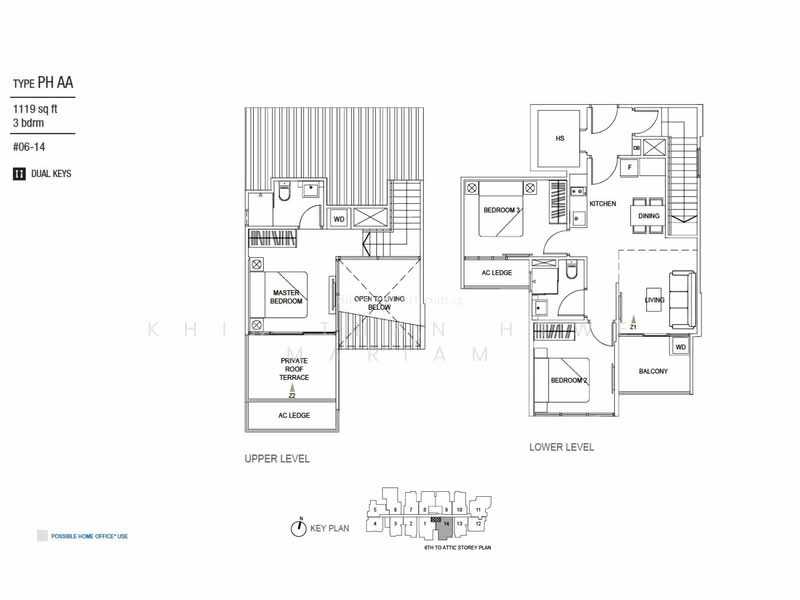 Hills TwoOne, 21 Hillview Terrace, 3 Bedrooms, 1,109 sqft, Condominium For Rent, by Mariam ., 24712850 - PropertyGuru.com.sg