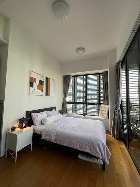 Spacious Master Bedroom with Balcony 