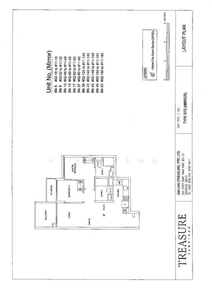 Treasure at Tampines, 5 Tampines Lane, 2 Bedrooms, 678 sqft, Condominium For Rent, by Heng Heng, 24716909 - PropertyGuru.com.sg