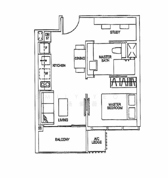 Sims Urban Oasis, 2 Sims Drive, Room Rental, 130 sqft, Condominium For Rent, by Emily Yeoh 杨爱薇, 24717072 - PropertyGuru.com.sg