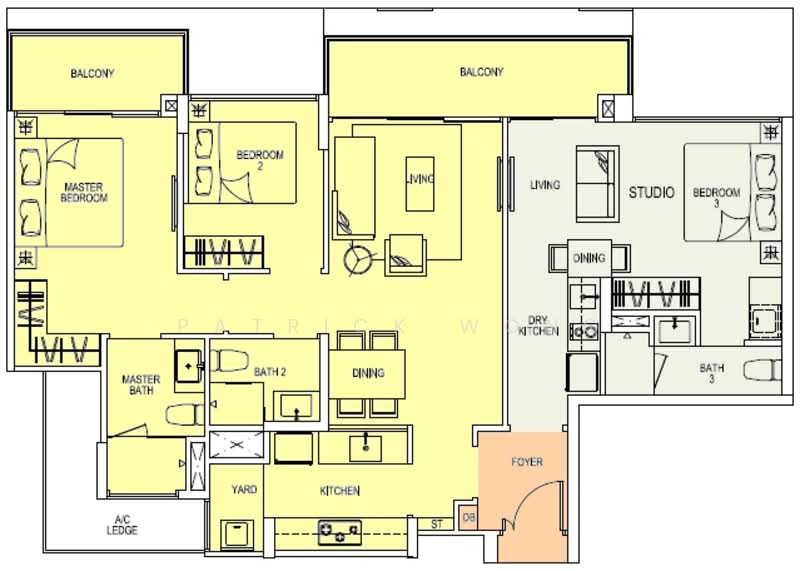 River Isles, 68 Edgedale Plains, Studio, 441 sqft, Condominium For Rent, by Patrick Wong, 24723718 - PropertyGuru.com.sg