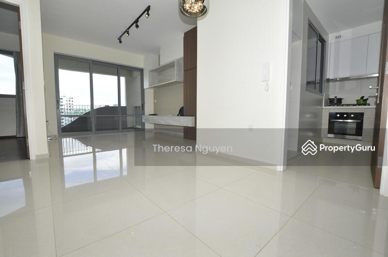 Living room and ENCLOSED kitchen