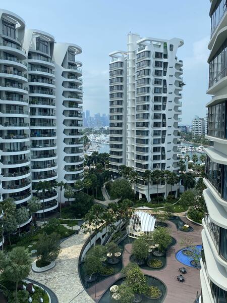 Marina and pool view from Junior master