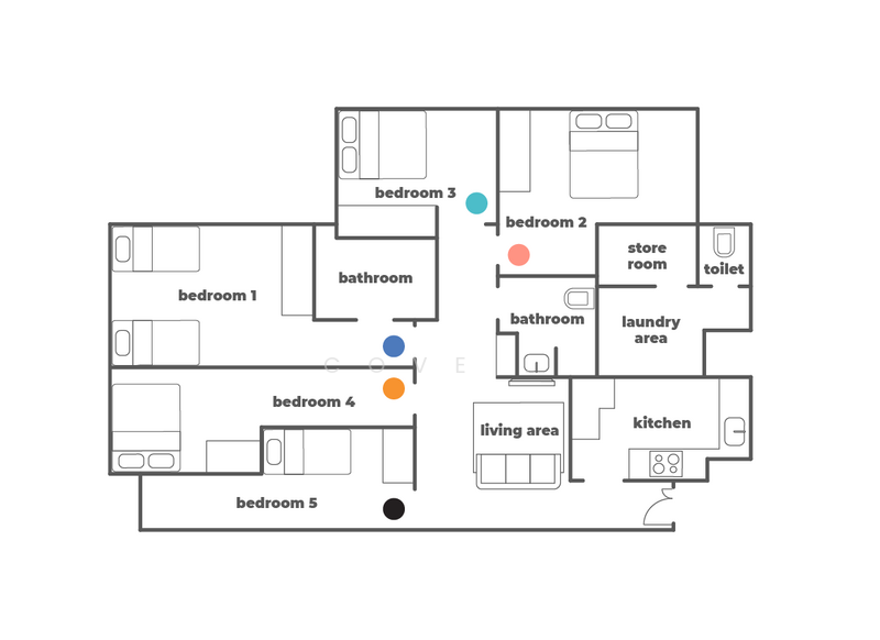 Parc Vista, 450 Corporation Road, Room Rental, 154 sqft, Condominium For Rent, by Cove, 24738560 - PropertyGuru.com.sg