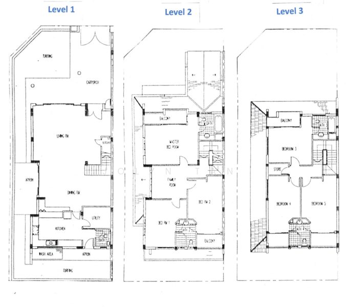 For Rent 3-Storey Unblocked Corner Terrace @ Kew Lane