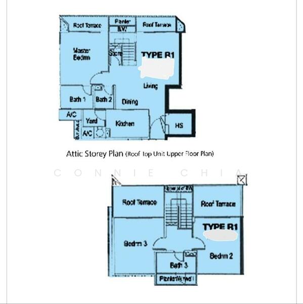 Disclaimer: Floor plan is not of actual unit and is to be used as a guide to the layout of the unit
