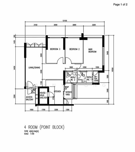 310C Ang Mo Kio Avenue 1, 310C Ang Mo Kio Avenue 1, Ang Mo Kio / Bishan / Thomson, 3 Bedrooms, 1,011 sqft, HDB Flat For Sale, by Danny Yong, 24752580 - PropertyGuru.com.sg
