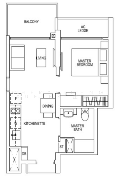 Parc Riviera, 101 West Coast Vale, 1 Bedroom, 463 sqft, Condominium For Rent, by Cheryl Chng Xue'Er 庄雪娥, 24753224 - PropertyGuru.com.sg