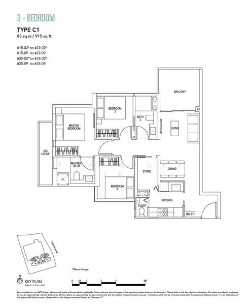 Sky Everton, 50 Everton Road, 3 Bedrooms, 915 sqft, Condominium For Rent, by Fransiska Tan, 24755824 - PropertyGuru.com.sg