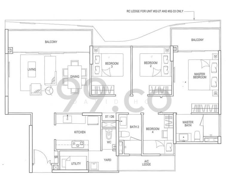 River Isles, 64 Edgedale Plains, 4 Bedrooms, 1,206 sqft, Condominium For Rent, by David Ho, 24758091 - PropertyGuru.com.sg