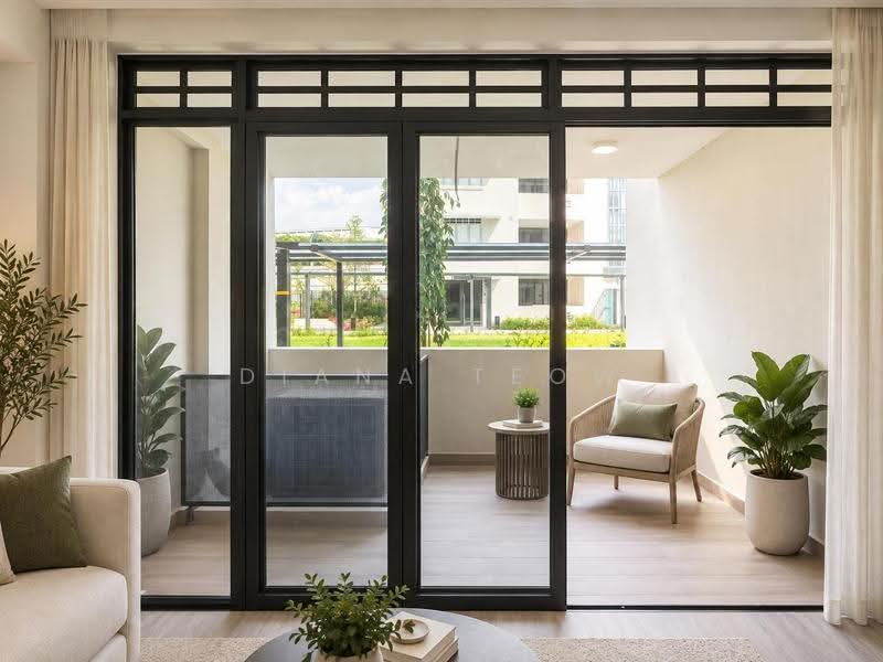 Avenue South Residence, 7 Silat Avenue, Alexandra / Commonwealth, 3 Bedrooms, 947 sqft, Condominium For Sale, by Diana Teow, 24767797 - Balcony - PropertyGuru.com.sg