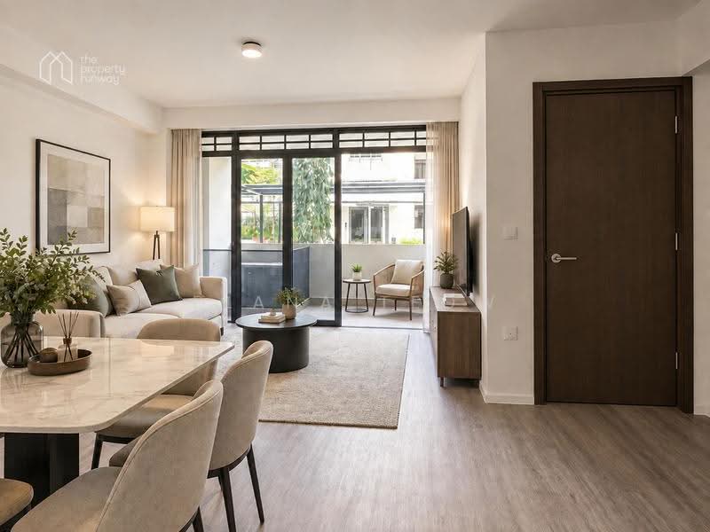 Avenue South Residence, 7 Silat Avenue, Alexandra / Commonwealth, 3 Bedrooms, 947 sqft, Condominium For Sale, by Diana Teow, 24767797 - Living Room - PropertyGuru.com.sg