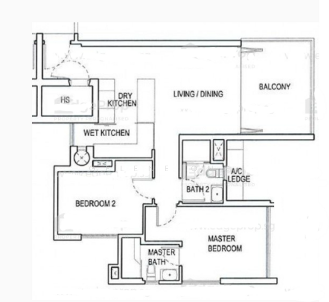 Hillsta, 70 Phoenix Road, 2 Bedrooms, 990 sqft, Condominium For Sale, by Gelene Ong, 24771297 - PropertyGuru.com.sg
