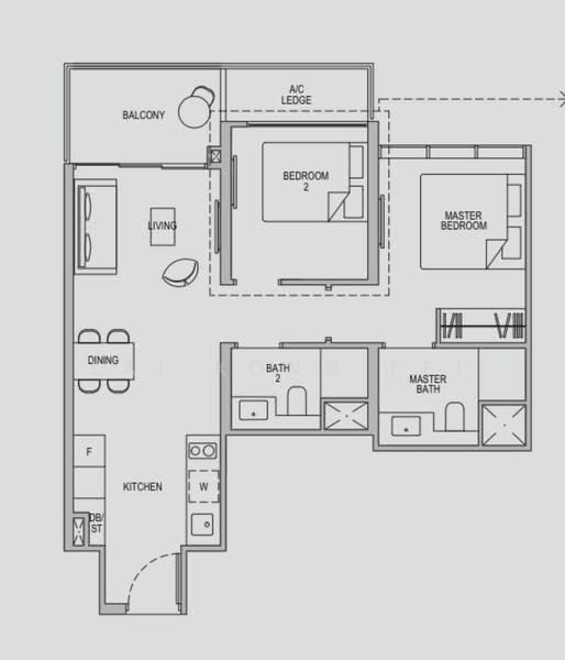 Kopar At Newton, 6 Makeway Avenue, 2 Bedrooms, 689 sqft, Condominium For Rent, by Lai Kong Fei, 24781870 - PropertyGuru.com.sg