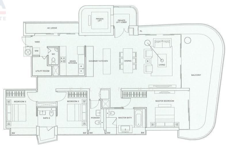 Trilight, 9 Newton Road, Newton / Novena, 3 Bedrooms, 2,110 sqft, Condominium For Rent, by Kelvin Ho, 24793374 - PropertyGuru.com.sg