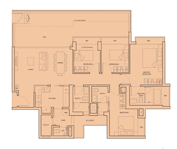 The Palette, 103 Pasir Ris Grove, 4 Bedrooms, 1,690 sqft, Condominium For Rent, by Kimberly Lim 林梨梅, 24794248 - PropertyGuru.com.sg
