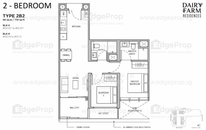 Dairy Farm Residences, 12 Dairy Farm Lane, 2 Bedrooms, 710 sqft, Condominium For Rent, by Daryl Ng, 24799926 - PropertyGuru.com.sg