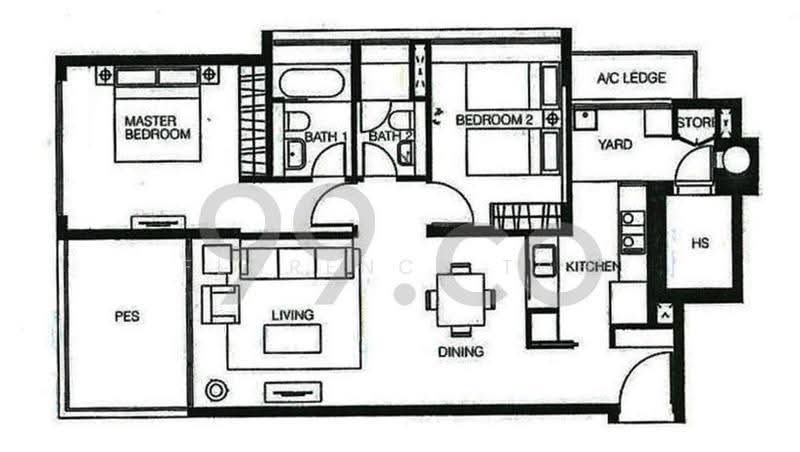 Tanglin Residences, 23 St Martin's Drive, Tanglin / Holland / Bukit Timah, 3 Bedrooms, 1,388 sqft, Condominium For Rent, by Florence Toh, 24801723 - PropertyGuru.com.sg