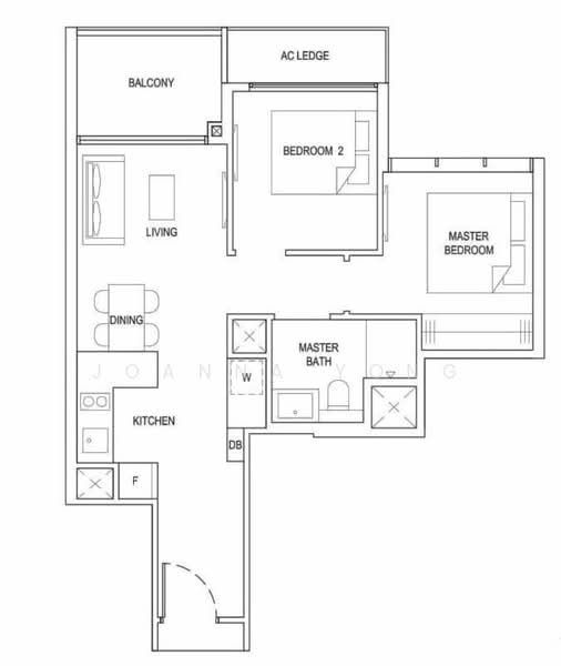 The Florence Residences, 81 Hougang Avenue 2, 2 Bedrooms, 635 sqft, Condominium For Rent, by Joanna Yong, 24806025 - PropertyGuru.com.sg