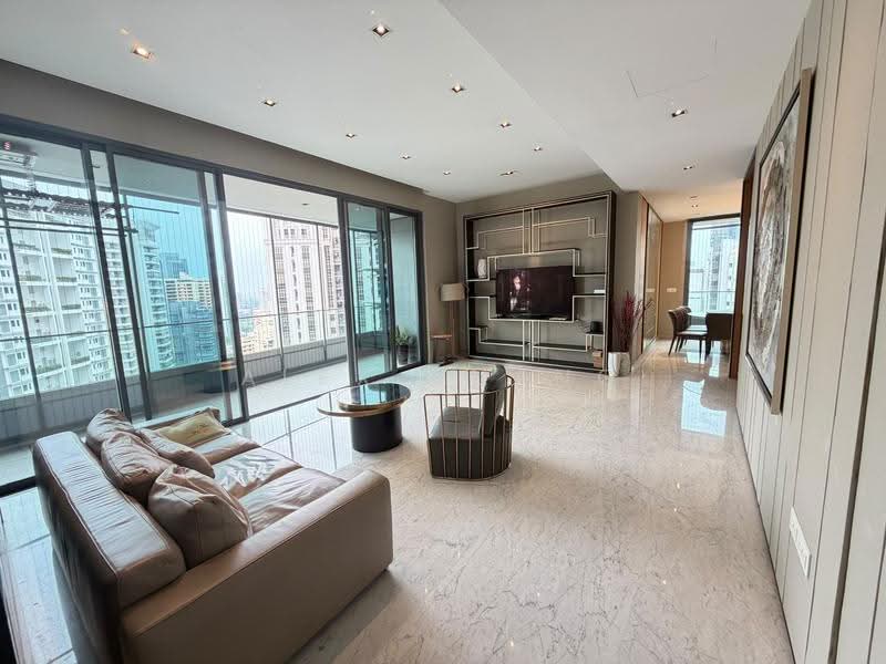 New Futura, 16 Leonie Hill Road, Orchard / River Valley, 4 Bedrooms, 2,249 sqft, Condominium For Rent, by Alex Huang, 24809200 - Living Room - PropertyGuru.com.sg
