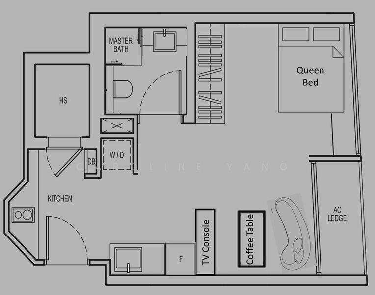 NoMa, 56 Lorong 28 Geylang, 1 Bedroom, 409 sqft, Condominium For Rent, by Caroline Yang, 24814532 - PropertyGuru.com.sg