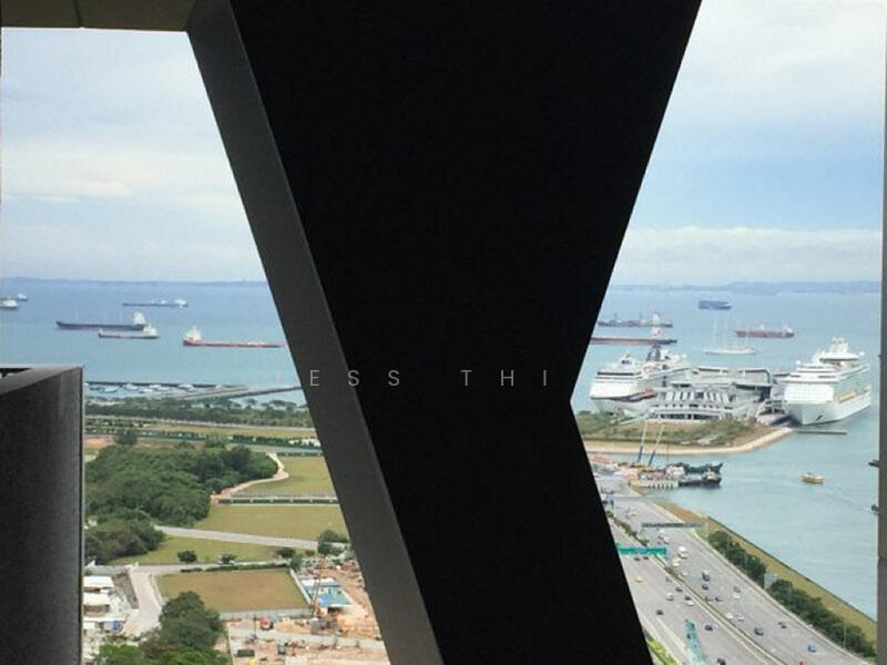 V ON SHENTON (FIVE ON SHENTON) @ Shenton Way MRT, Studio 1Rm +Balcony. High floor.