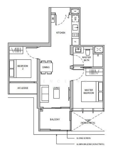 Dairy Farm Residences, 12 Dairy Farm Lane, 2 Bedrooms, 624 sqft, Condominium For Rent, by Terence Ng, 24821366 - PropertyGuru.com.sg