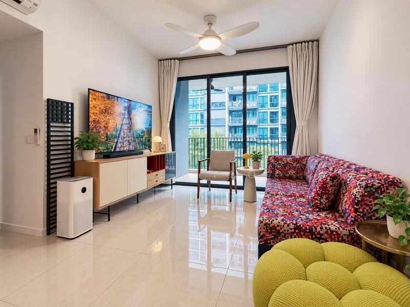 Treasure at Tampines, 17 Tampines Lane, Pasir Ris / Tampines, 3 Bedrooms, 1,033 sqft, Condominium For Rent, by Ben Yeo, 24823134 - Living Room - PropertyGuru.com.sg