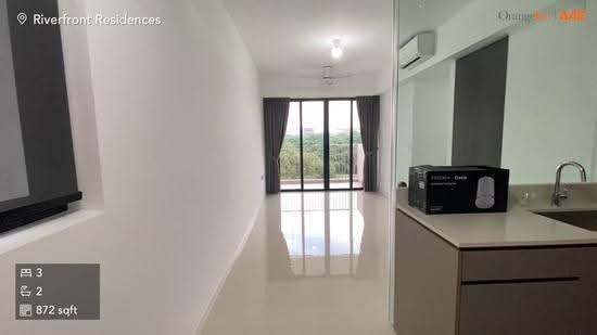 Riverfront Residences, 41 Hougang Avenue 7, Hougang / Punggol / Sengkang, 3 Bedrooms, 872 sqft, Condominium For Rent, by Ken Lim, 24825570 - PropertyGuru.com.sg