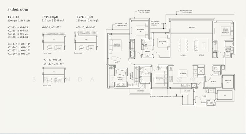 Watten House Condominium For Sale at S$ 7,958,000 | PropertyGuru Singapore - WATTEN HOUSE by Brenda Zee, 5-Bedroom Unit, 2368 sqft