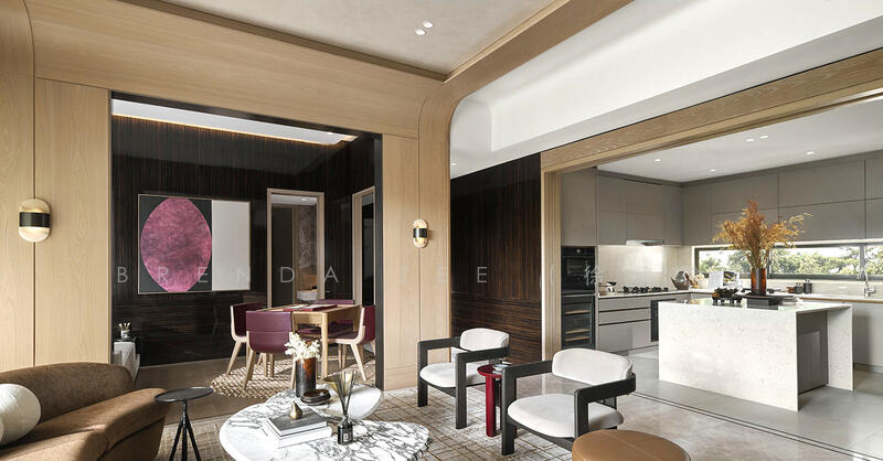 Watten House Condominium For Sale at S$ 7,958,000 | PropertyGuru Singapore - WATTEN HOUSE by Brenda Zee, 5-Bedroom Unit, 2368 sqft (for illustration only)